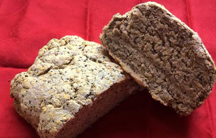 Pan de harina de konjac con harina de trigo
