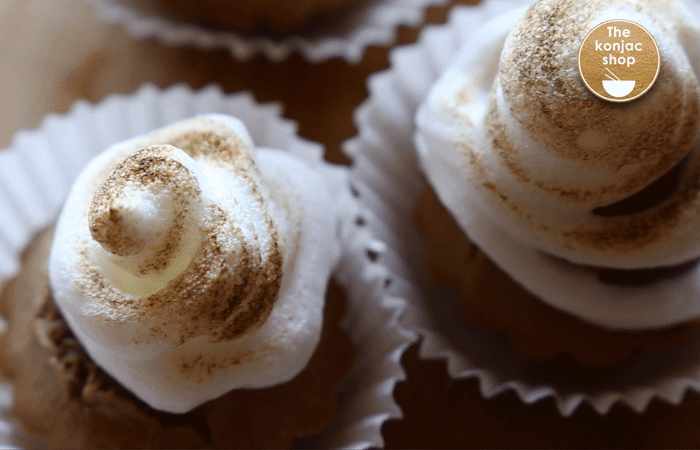 merengue sin azúcar con glucomanano