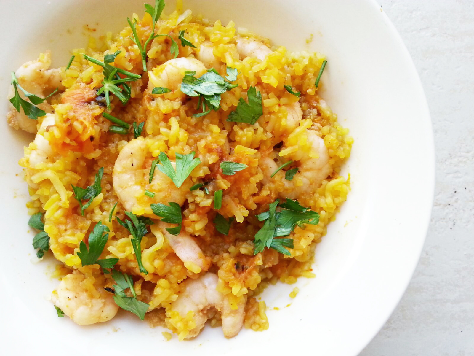 Rissotto de calabaza y parmesano