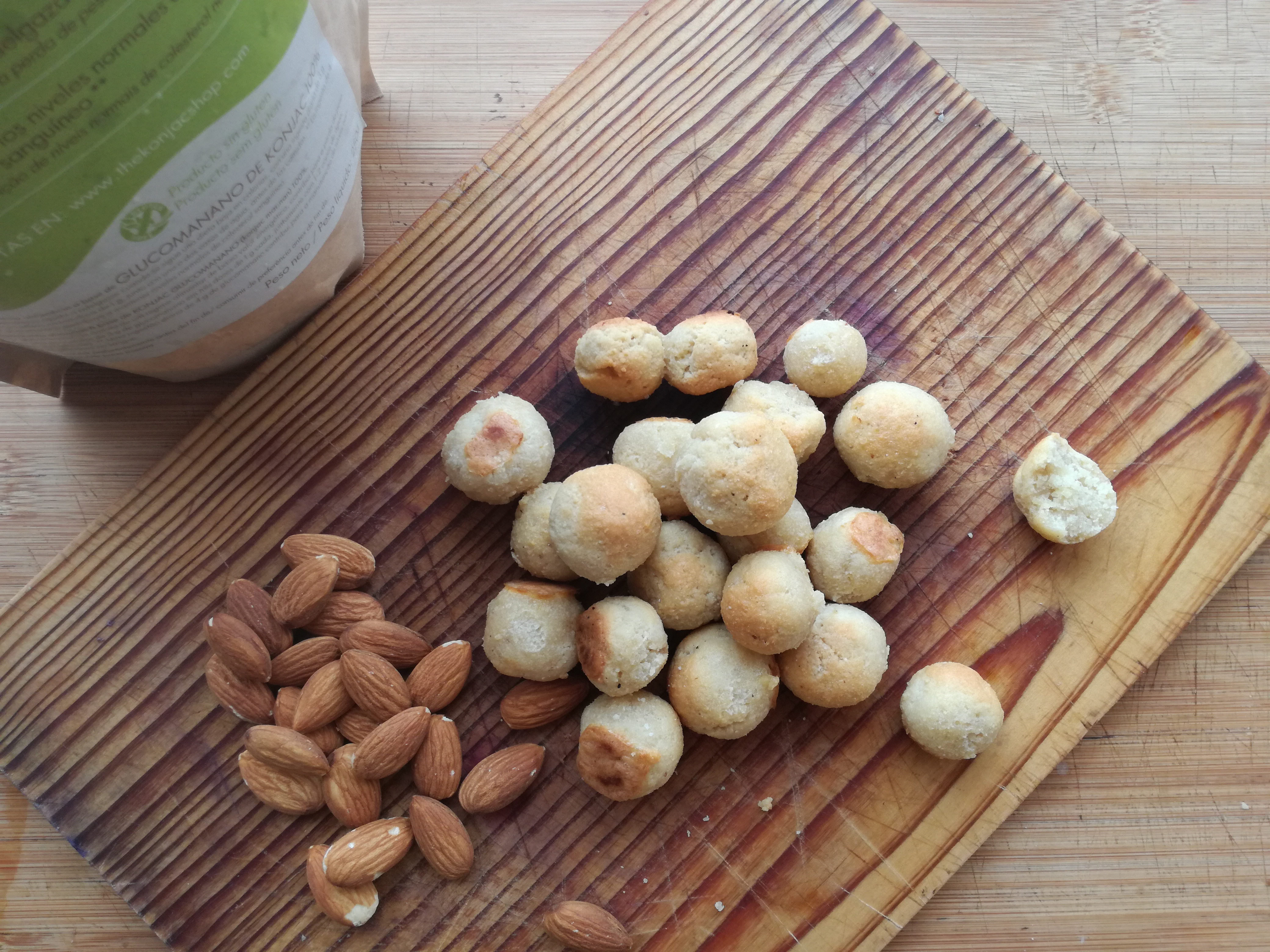 Mazapán saludable con glucomanano