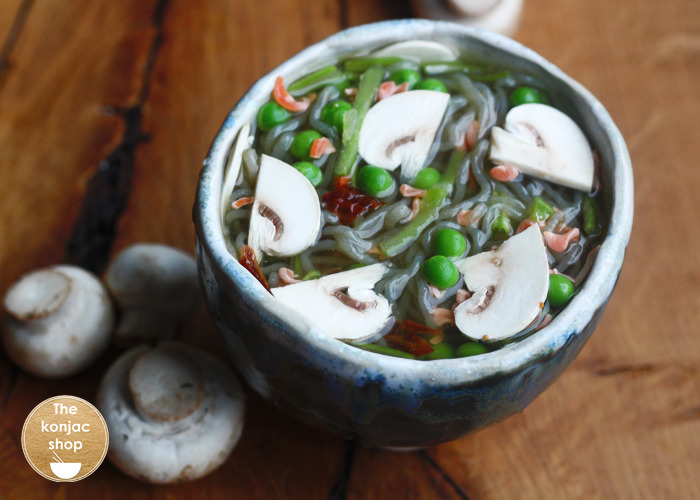 Sopa de verduras y champiñones