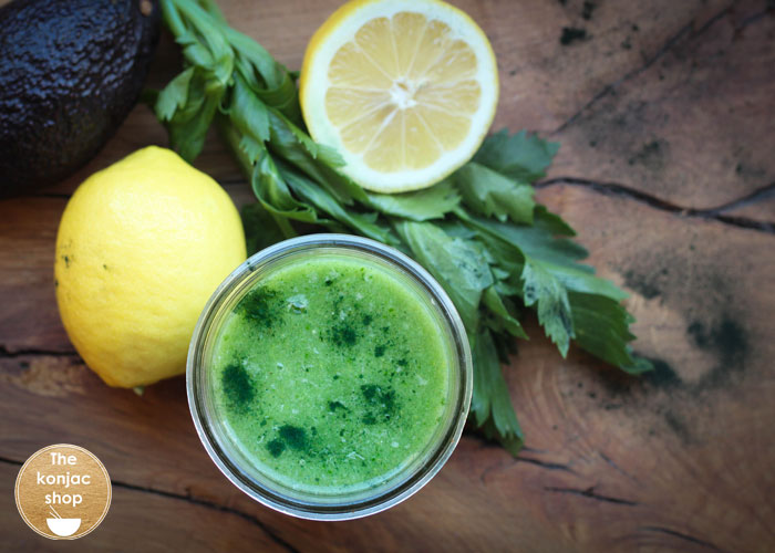 Green detox con glucomanano